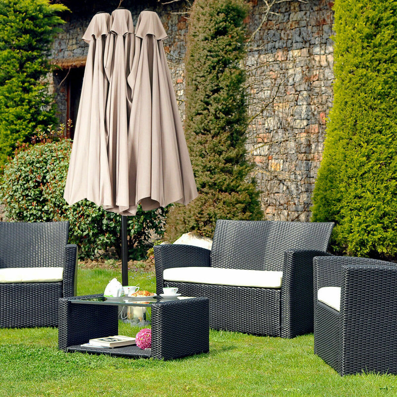 Parasol de marché 15 'Rosenberg, Beige