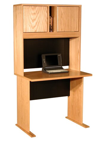 Office Credenza Desk with Hutch