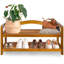 Solid Wood Storage Bench