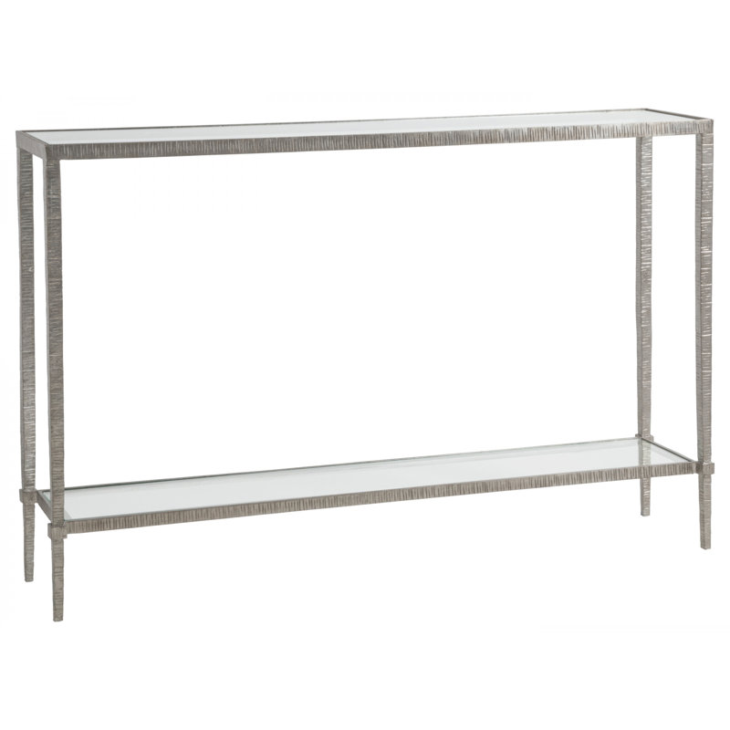 Metal Designs Claret Console, Silver Leaf