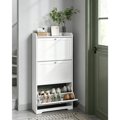 18 Pair Shoe Storage Cabinet