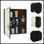 Pharmacie rectangulaire à 1 tablette avec miroir-1655186892
