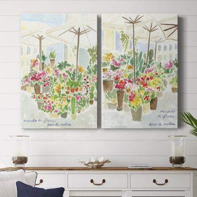 «Tirso Flower Market I-Premium Gallery», toile tendue - prête à être accrochée