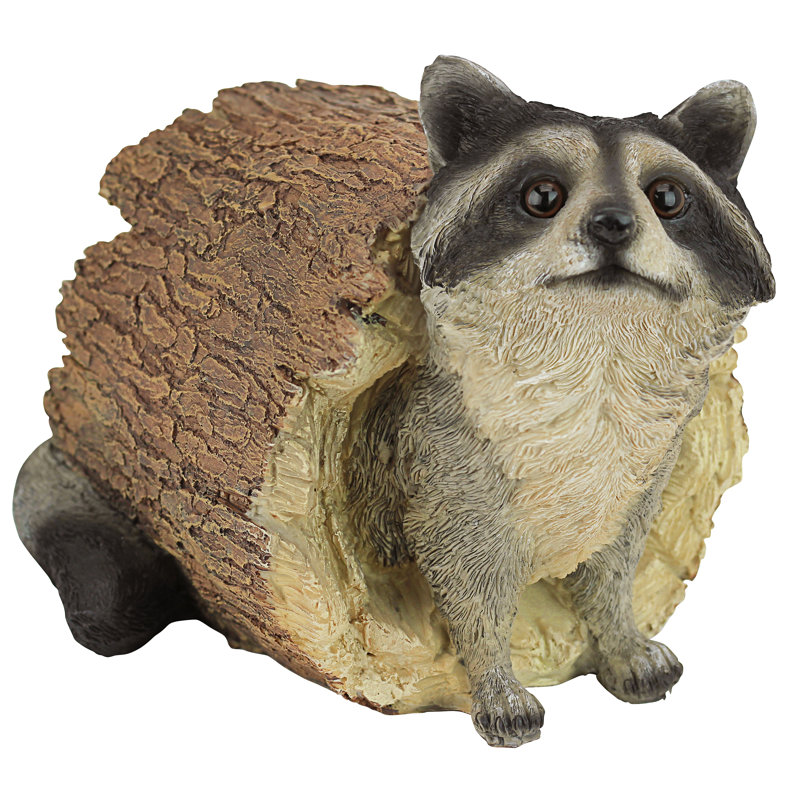Raccoon Statue