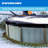 Plastic Round Inflatable Pool 1'' H x 372'' W x 372'' L