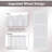 80'' PVC/Vinyl Accordion Door