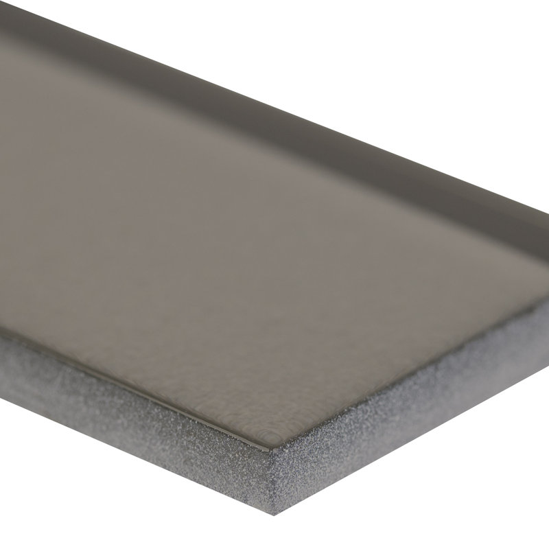 Subway 12 in. x 12 in. Glossy Glass Mosaic Wall Tile, Kavik