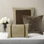 Ensembles de literie élégants en suède, polyester hypoallergénique, design taupe et brun pour les chambres confortables