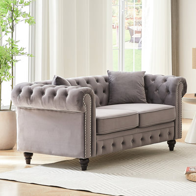 33.05 " Velvet Sectional