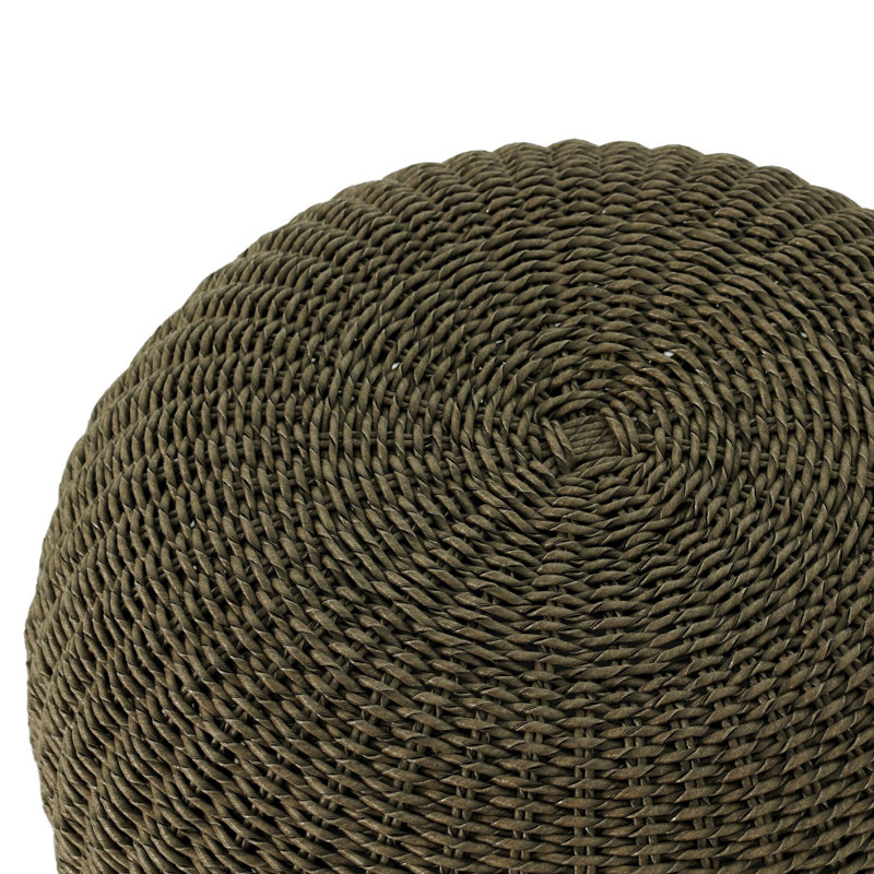 Phoenix Accent Stool, Faux Olive Hyacinth