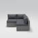Bryonny Wicker 3 - Person Modular Patio Conversation Sets with Cushions