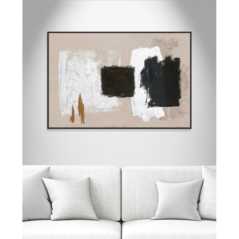 Imone - Floater Frame Canvas, Black, 41.5" H x 61.5" W