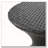 16-inch Multi-brown Wicker Hourgla Side Table