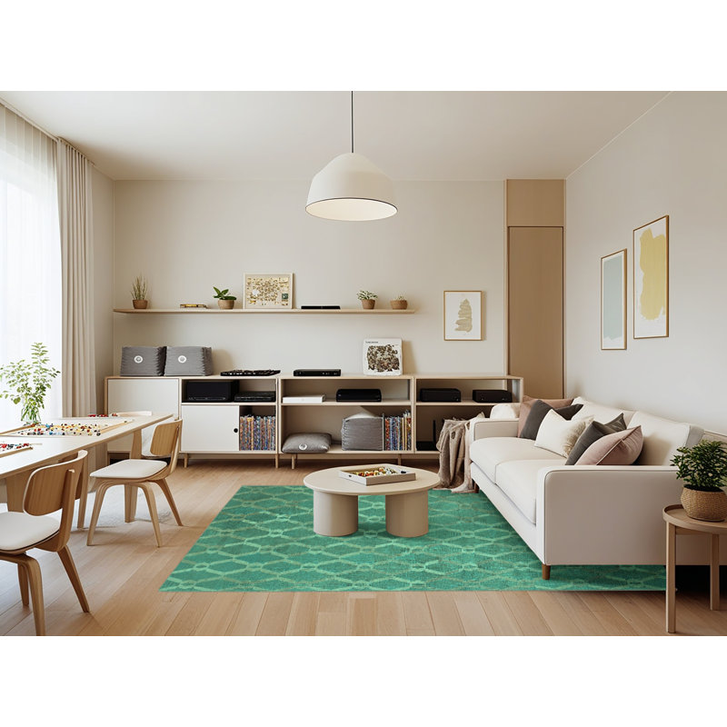 Emmerich Geometric Indoor Rug, Rectangle 7' x 9'