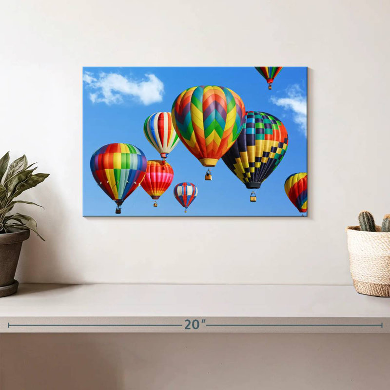 Montgolfières Mehar Rainbow, H 8 po x l 12 po