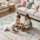 Kaldi Kaldi Oriental Botanical Floral Machine Washable Area Rug with Non-Slip Backing for Living Room, Dining Room, Bedroom