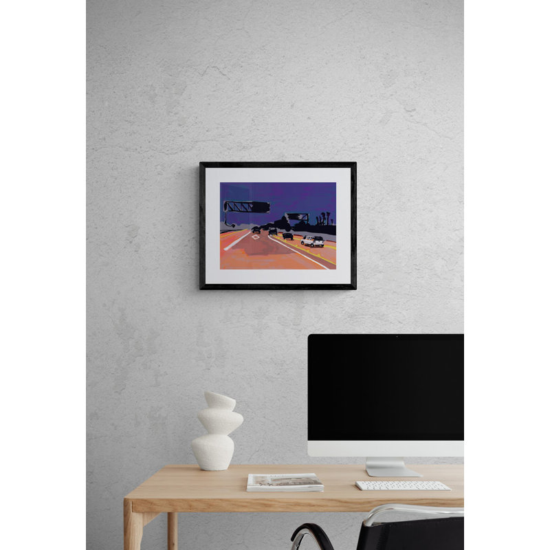Freeway Print by Deborah Blum, 17.25" H x 21.25" W x 0.875" D