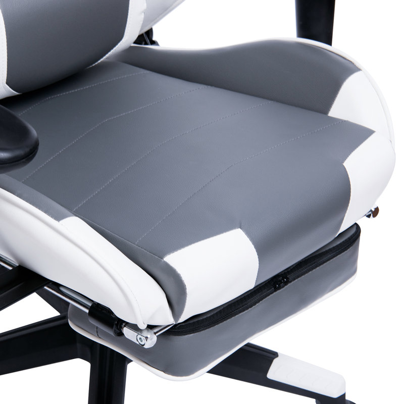 Gaming Chair, Grey/White