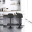 Iesha Swivel Upholstered Adjustable Height Counter Stool with Metal Frame-1121332495