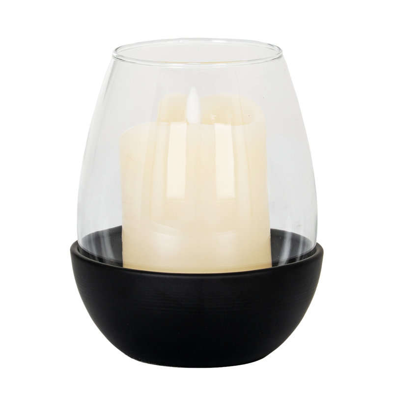 Andrian Glass Candle Accessories, 14cm H x 11cm W x 11cm D