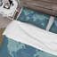 Slate World Map II - Ensemble de housse de couette traditionnel - Microfibre de polyester-50573726