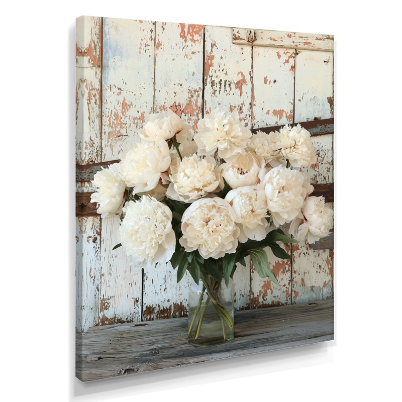 Berkhamstead - Floral Canvas Prints, Ne s'applique pas, Toile tendue, H 20 po x l 12 po