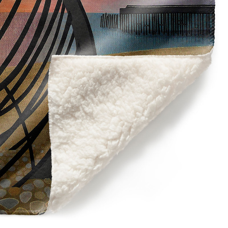 Couverture sherpa sculpture doux bateau, l 51 po x L 60 po