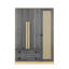 Armoire-penderie 3 portes en bois pour la chambre à coucher, avec 2 tiroirs-900880734