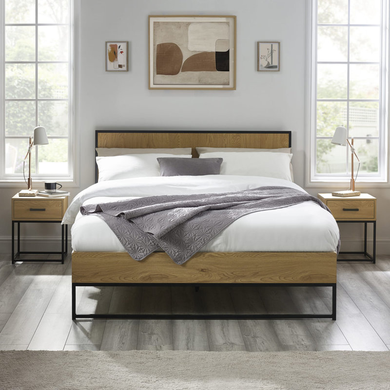Wooden Bed Frame, Double (4'6)