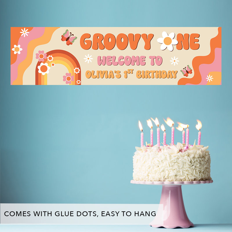 Bannière d'anniversaire en papier