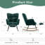 Chaise berçante en tissu Teddy-797682988