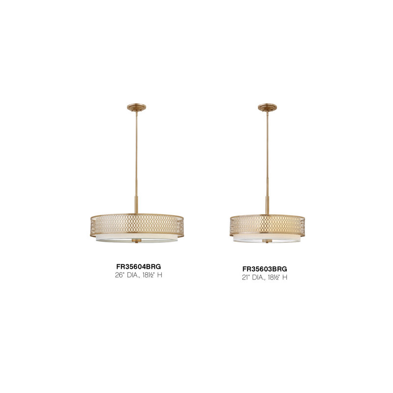 Jules 3 - Light Chandelier, Brushed Nickel, 18.5" H x 21" W x 21" D