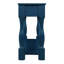 Console de 63 po avec tiroirs de rangement. Bleu marine, structure en bois massif, structure stable, tablette inférieure et tiroir faciles à assembler. Stable, à installer