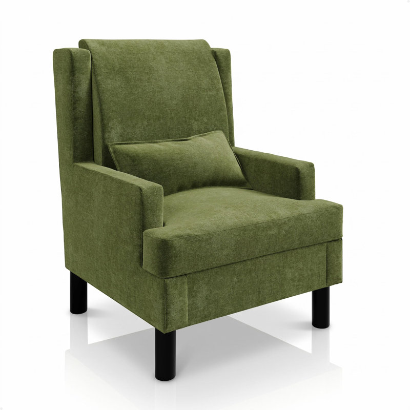 Fauteuil d'appoint à oreilles MidCentury