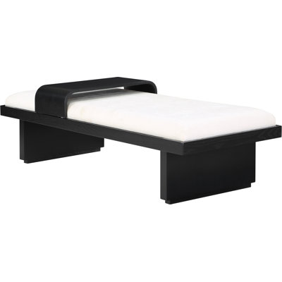 Bryaunna Chenille Fabric Upholstered Bench
