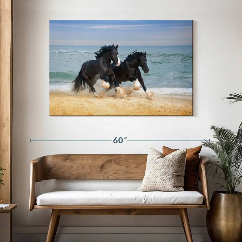 Chevaux noirs Shire