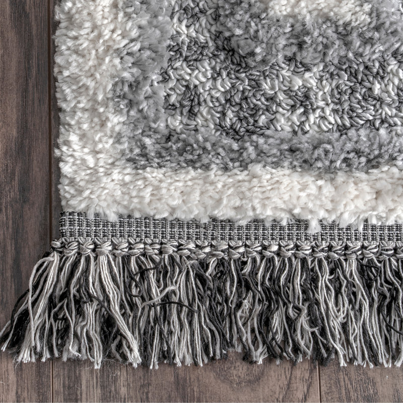 Tapis gris Hiles, Rectangle 5 pi 3 po x 8 pi 2 po