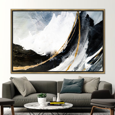 Modern Marble Printed Wall Art - Luxury Alcohol Ink Painted Canvas