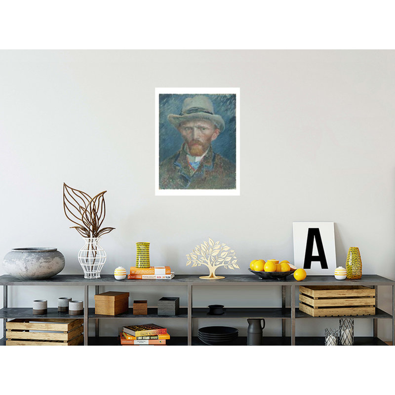 Autoportrait par Vincent van Gogh - Estampe numérique, H 28 po x l 22 po