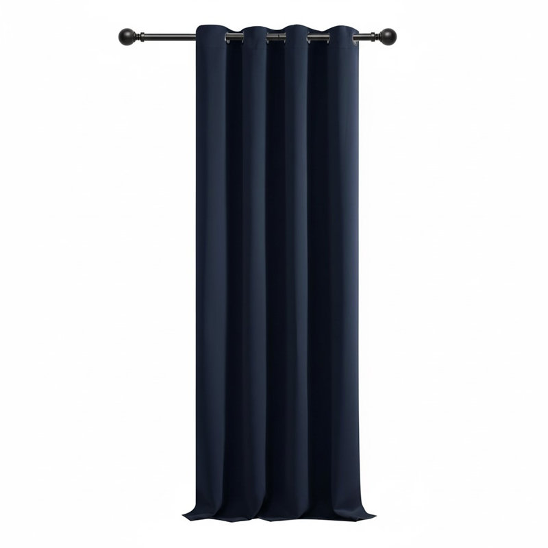 Blackout Single Curtain Panel, Navy