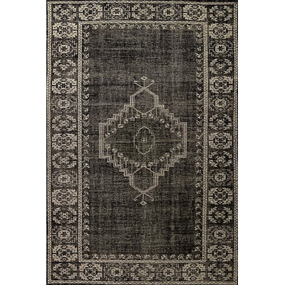 Tapis oriental gris foncé Harrisville