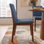 Chaise parsons rembourrée en lin Barriento-20575649