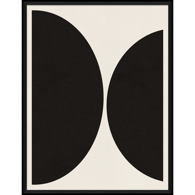 Formes graphiques en noir et crème 9 - Impression
