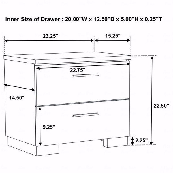 Dimensions du produit