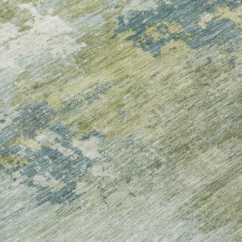 Machine Washable Indoor/Outdoor Jadiel ACN2367 Abstract Rug, Rectangle 2'6" x 3'10"