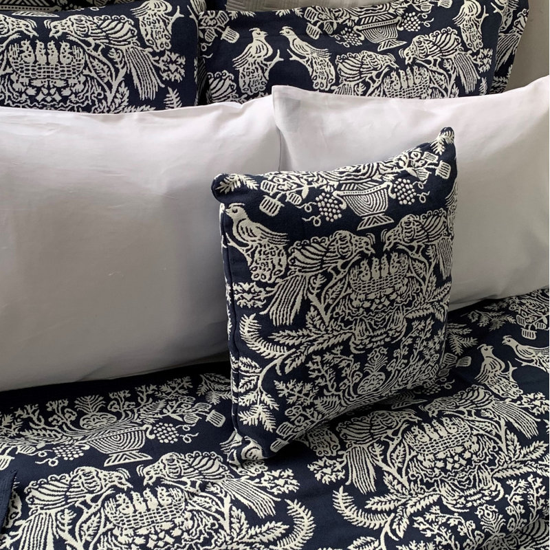 Housse de coussin en coton Katzer Boudoir