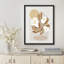 Mid-Century moderne abstrait floral dans un vase classique, illustrations rustiques, affiche encadrée-109747381-109747384