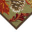 Tapis intérieur / extérieur Winston Porter Ravella Falling Leaves Moss-1239251240