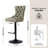 Aged and Retro PU Swivel Barstools Adjusatble Seat Height from 27-35 Inch,-1684318239-1684318238
