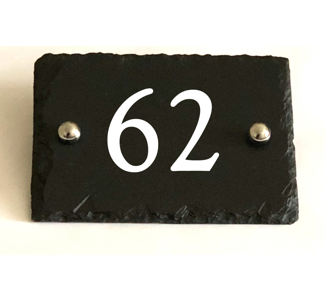 Josia 1-Line Wall Address Plaque